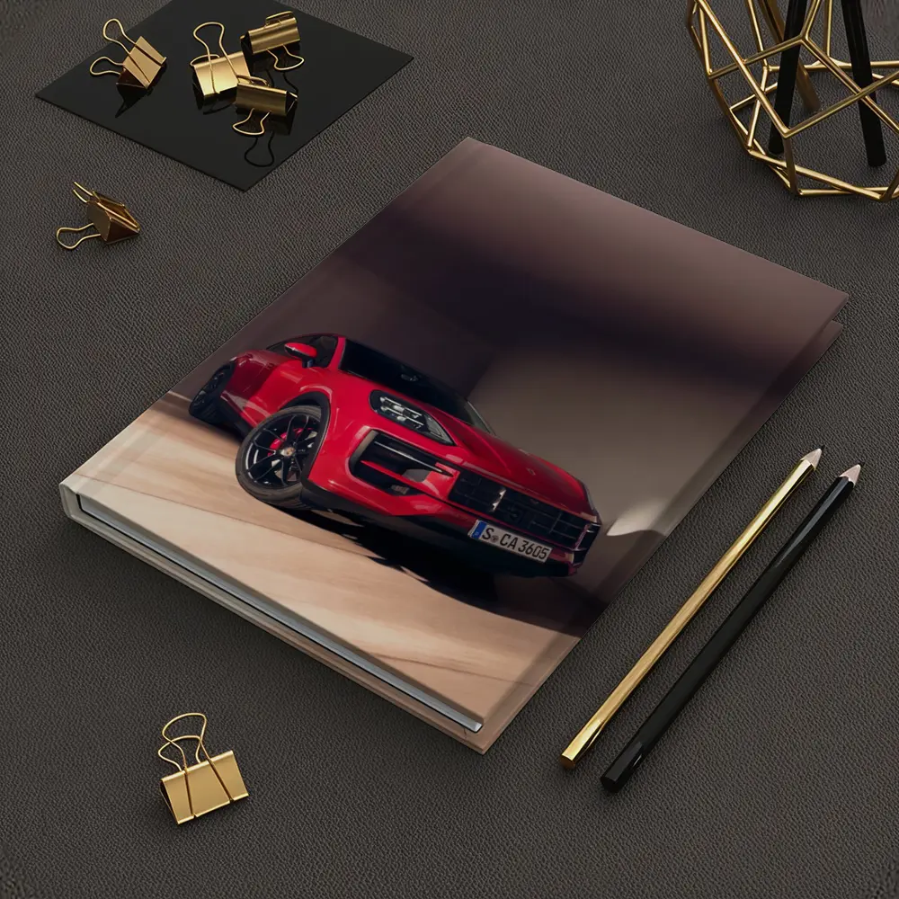 Porsche Macan GTS Red Indoor Garage – Notebooks
