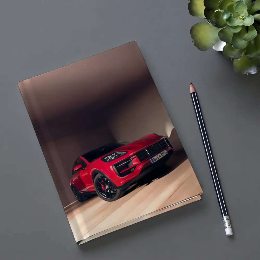 Porsche Macan GTS Red Indoor Garage – Notebooks