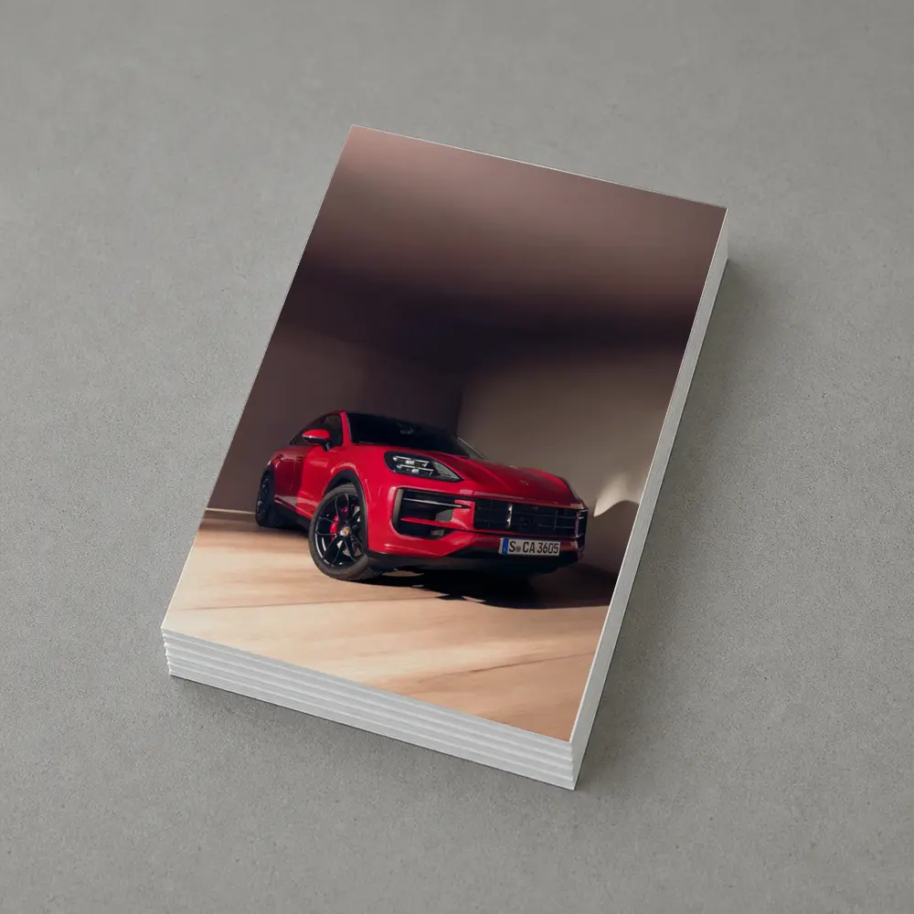 Porsche Macan GTS Red Indoor Garage – Postcards