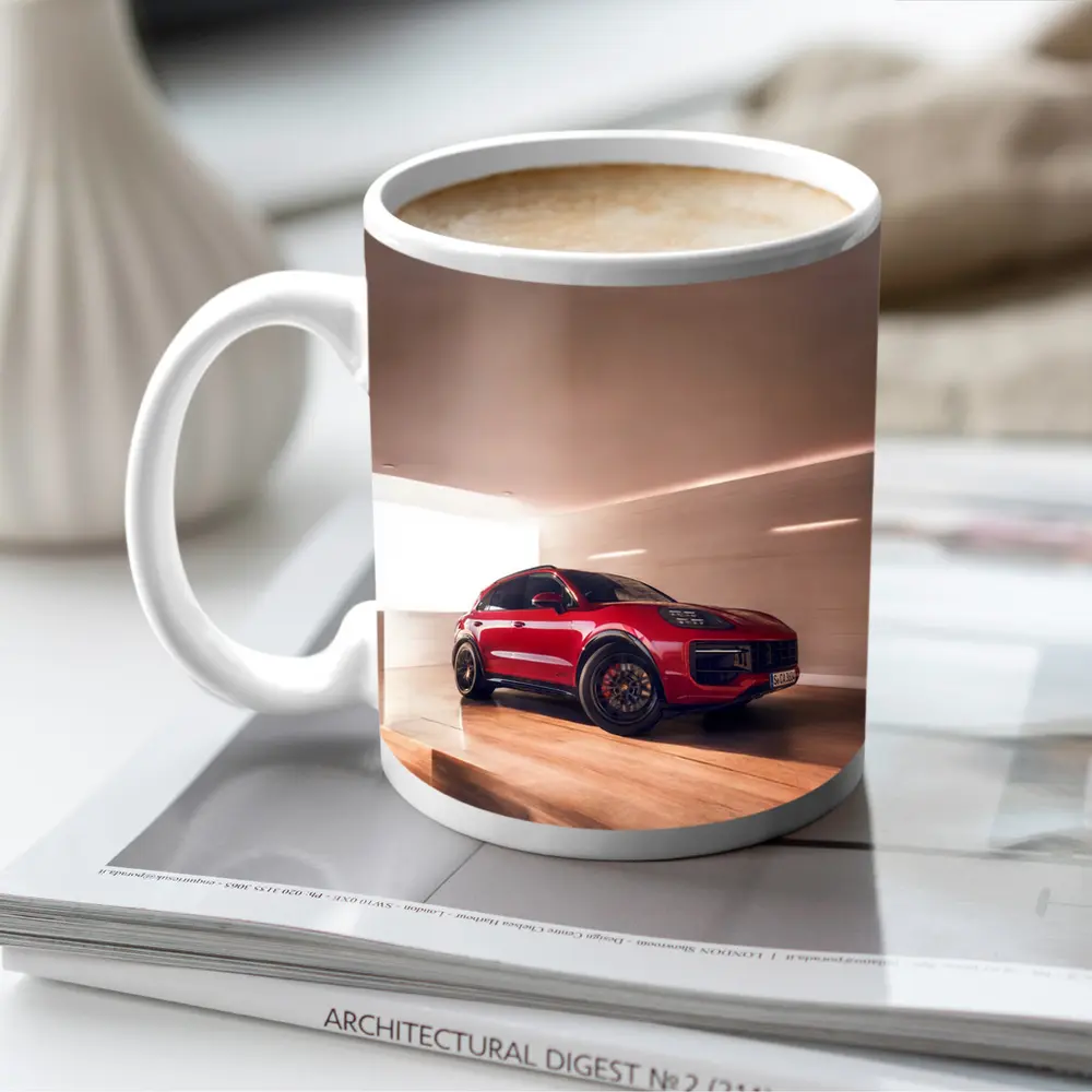 Porsche Cayenne GTS Red Indoor Garage – Mugs