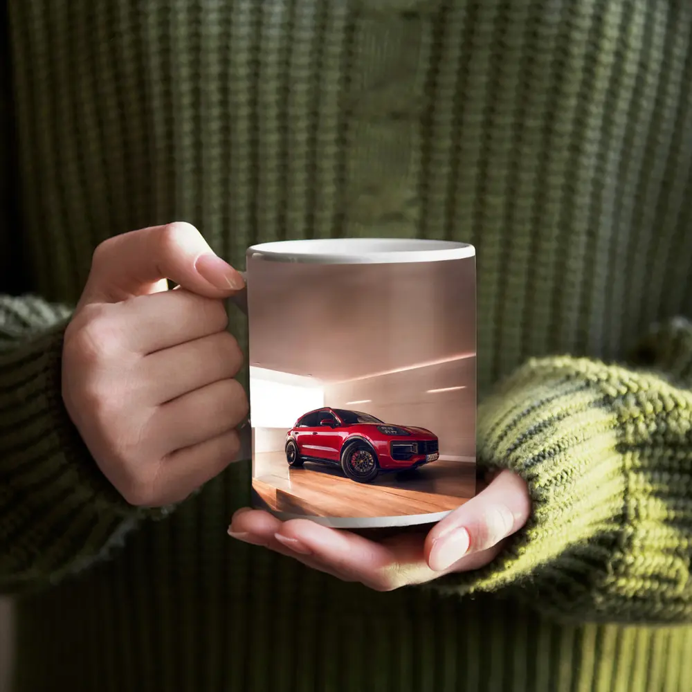 Porsche Cayenne GTS Red Indoor Garage – Mugs