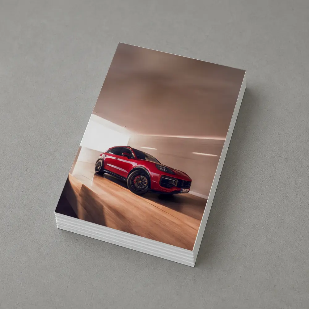 Porsche Cayenne GTS Red Indoor Garage – Postcards