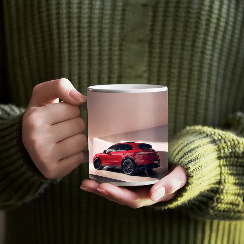 Porsche Cayenne GTS Red Indoor Garage – Mugs