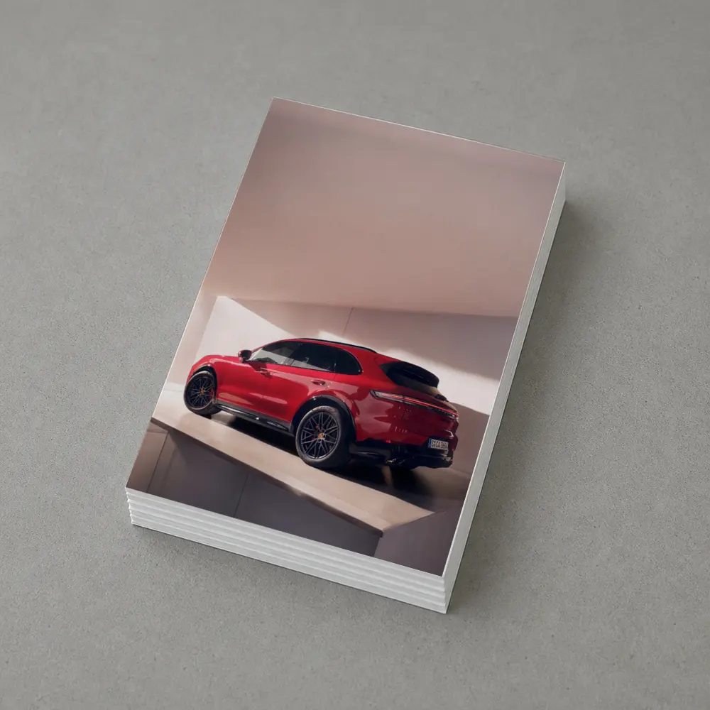 Porsche Cayenne GTS Red Indoor Garage – Postcards