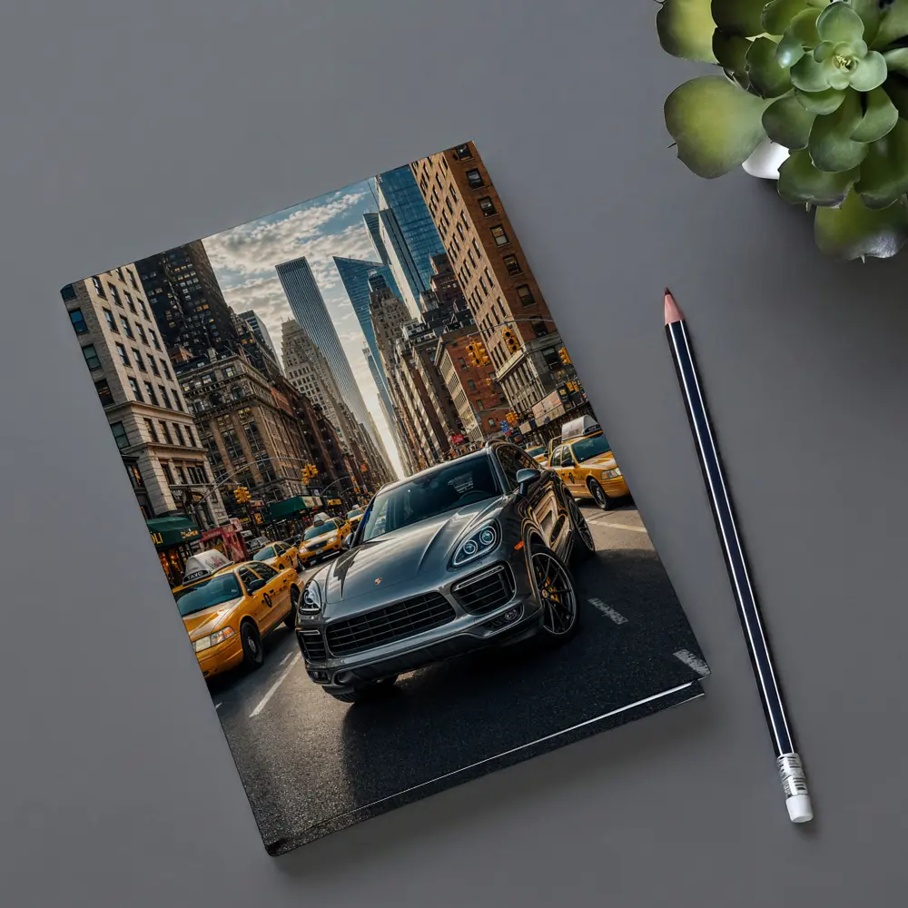 Porsche Cayenne Cruising New York City Streets – Notebooks
