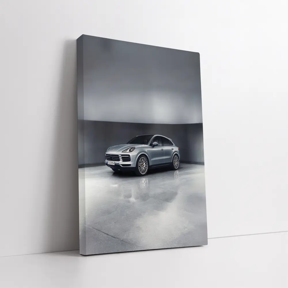 Porsche Cayenne S Coupe Studio Gray – Wall Art