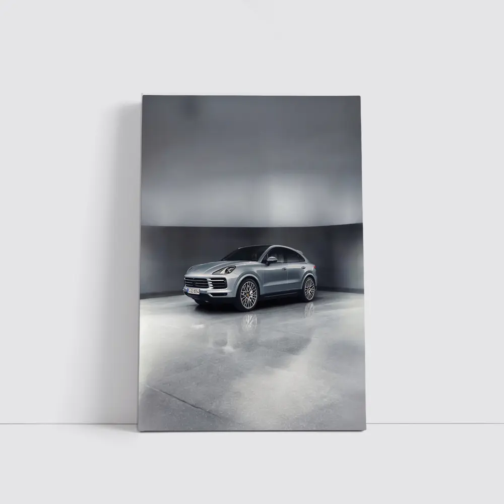 Porsche Cayenne S Coupe Studio Gray – Wall Art