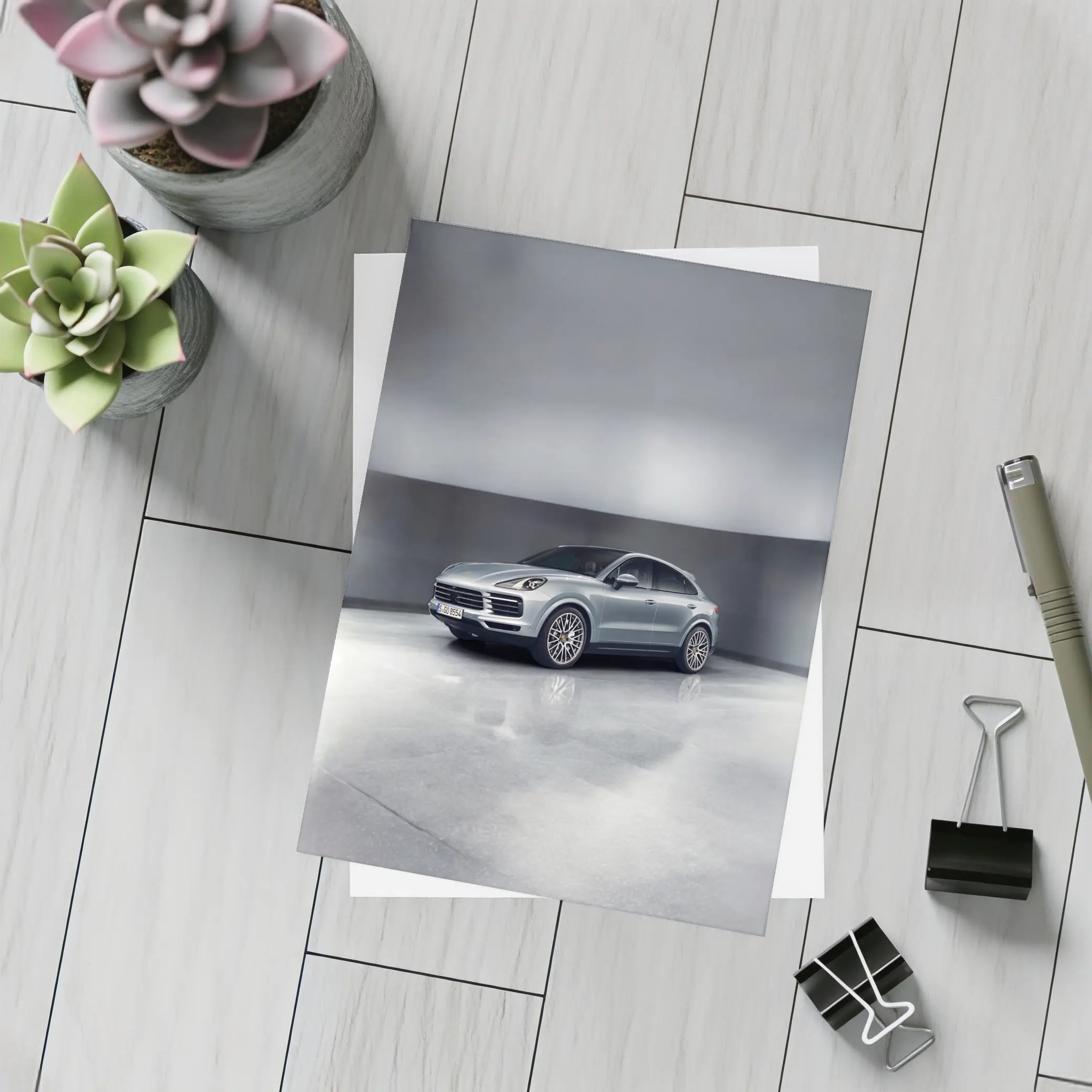 Porsche Cayenne S Coupe Studio Gray – Postcards