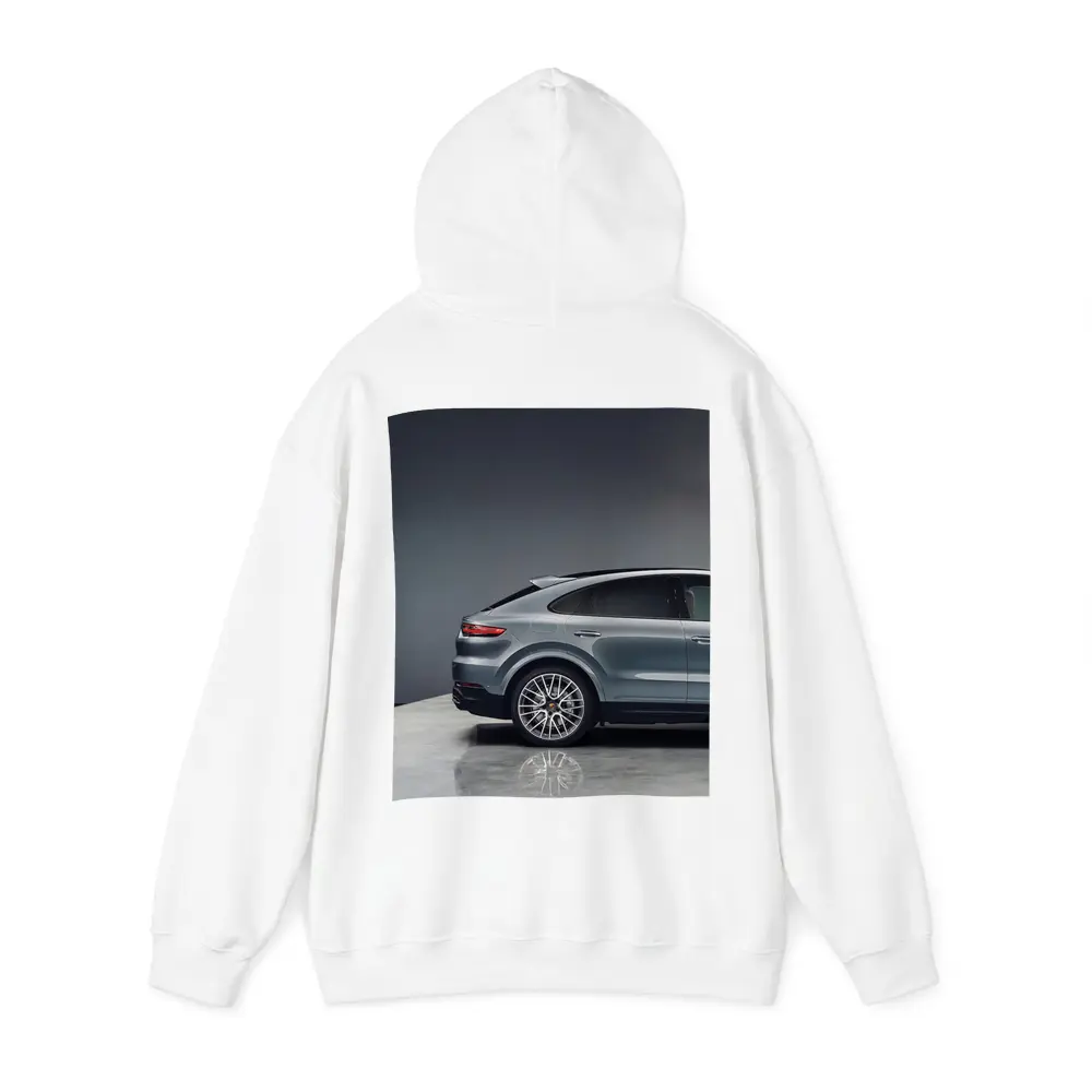 Porsche Cayenne Coupe Gray Studio Shot – Hoodies