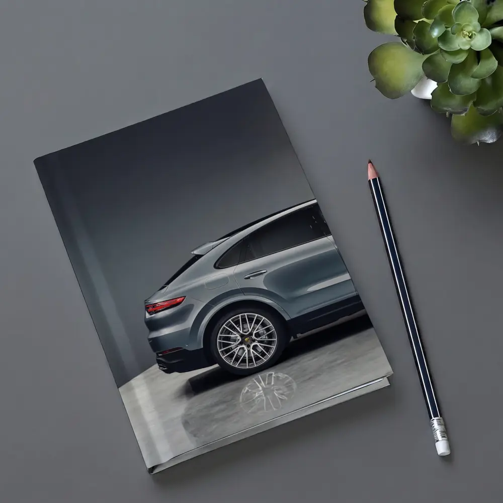 Porsche Cayenne Coupe Gray Studio Shot – Notebooks