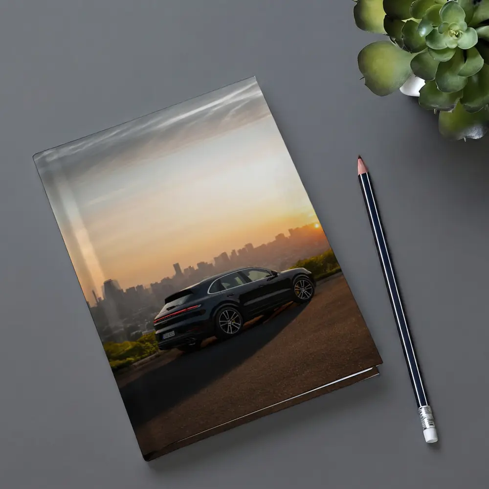 Porsche Cayenne City Skyline Sunset View – Notebooks