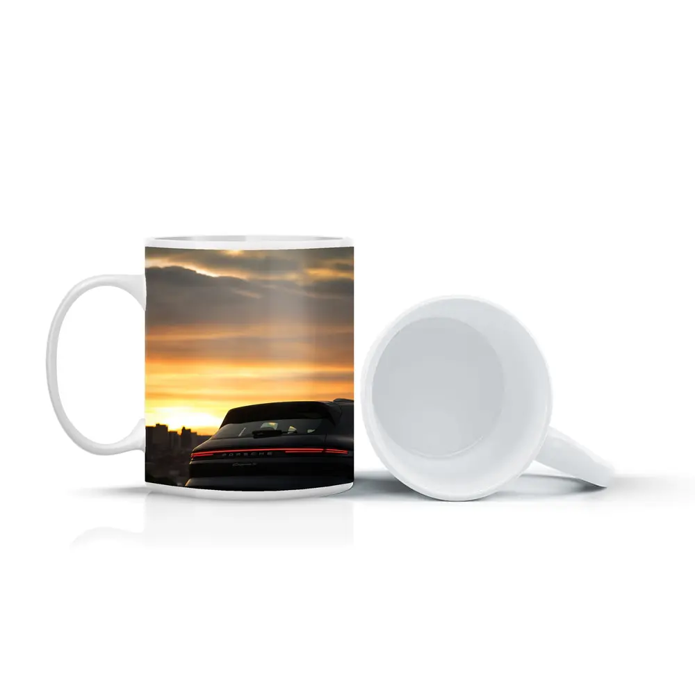Porsche Cayenne S City Sunset Sky – Mugs
