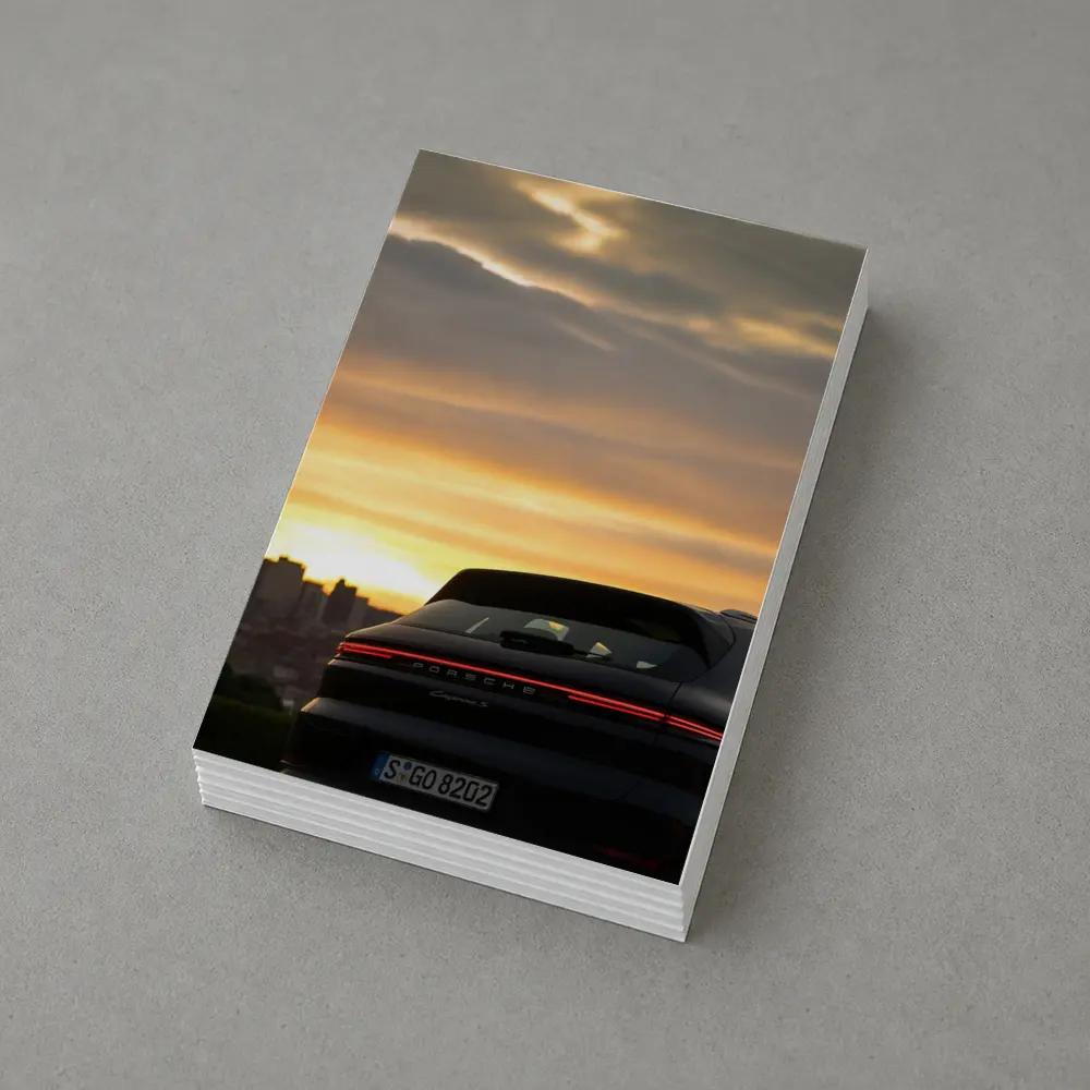 Porsche Cayenne S City Sunset Sky – Postcards