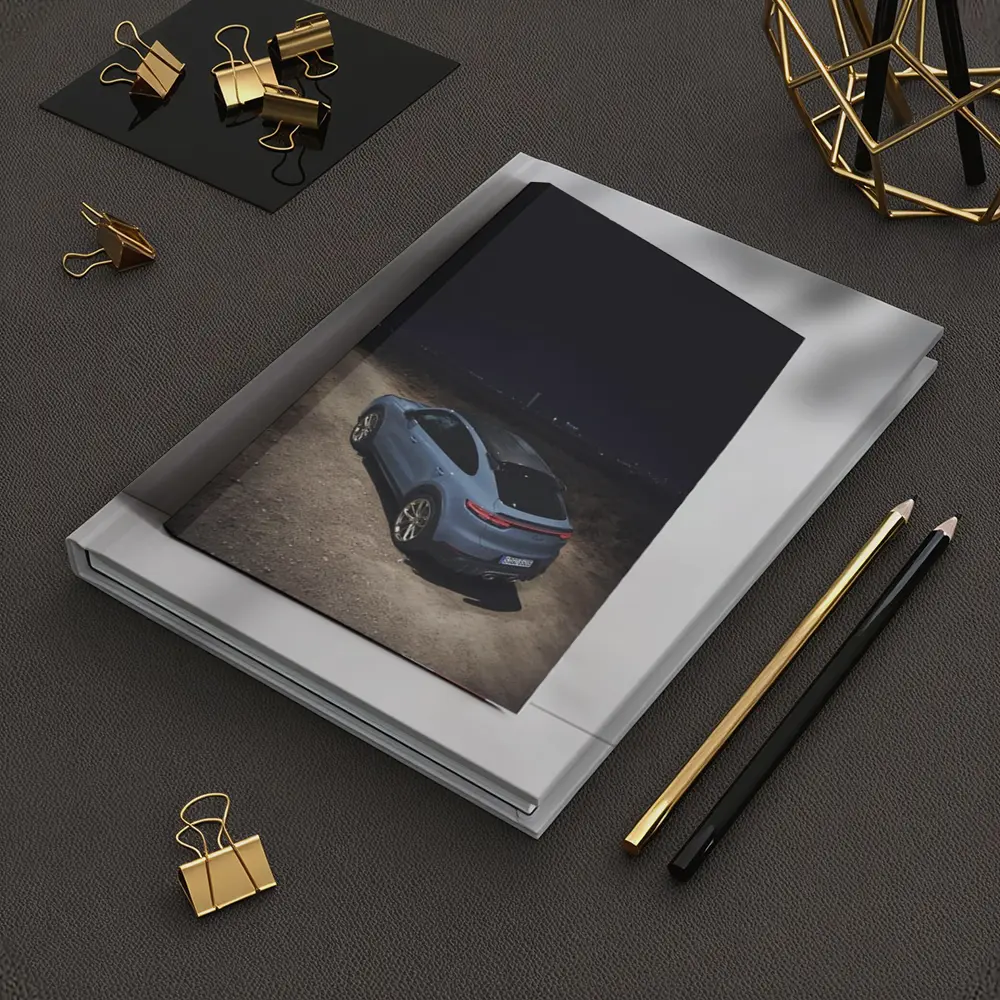 Porsche Cayenne Blue Night City Lights – Notebooks