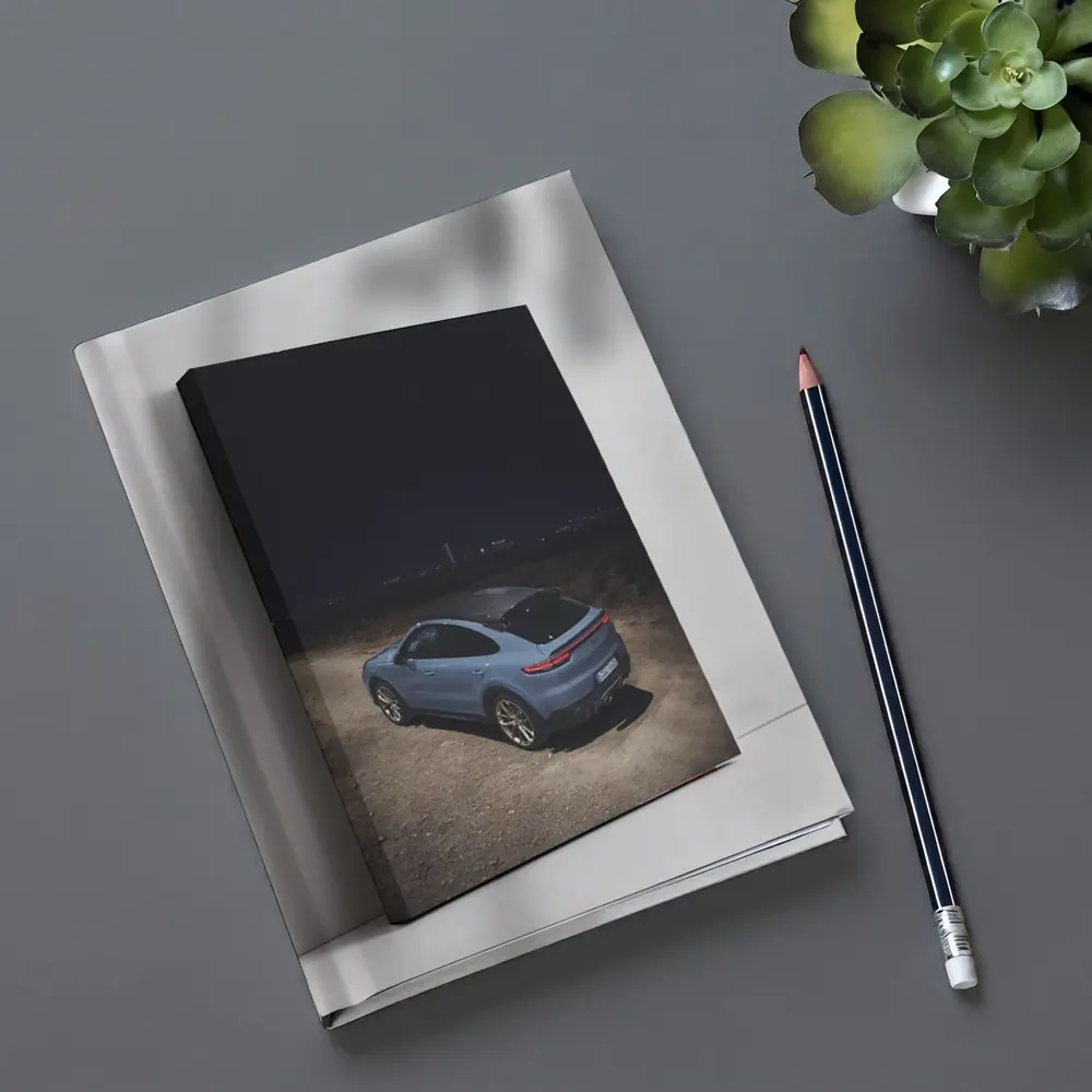 Porsche Cayenne Blue Night City Lights – Notebooks