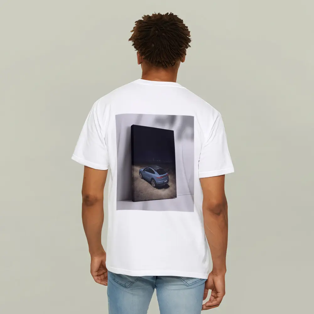 Porsche Cayenne Blue Night City Lights – T-Shirts