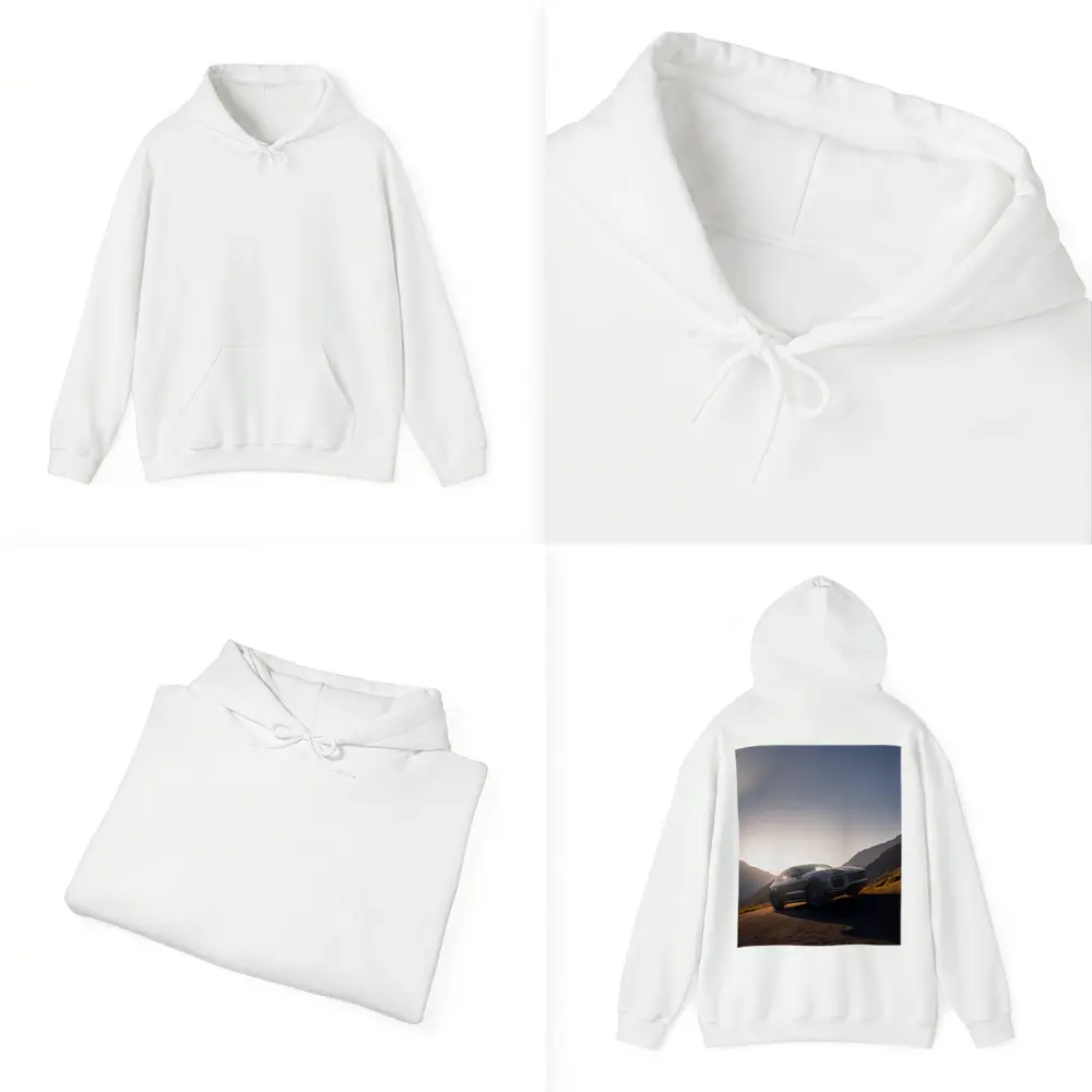 Porsche Cayenne Mountain Road Sunset Drive – Hoodies
