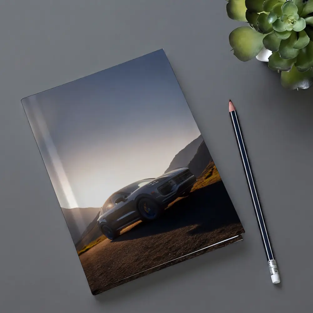 Porsche Cayenne Mountain Road Sunset Drive – Notebooks