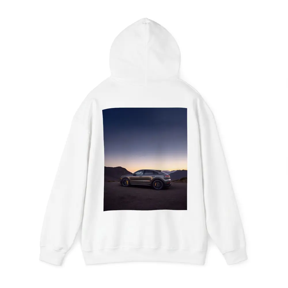 Porsche Cayenne Turbo GT Mountain Sunset Side – Hoodies