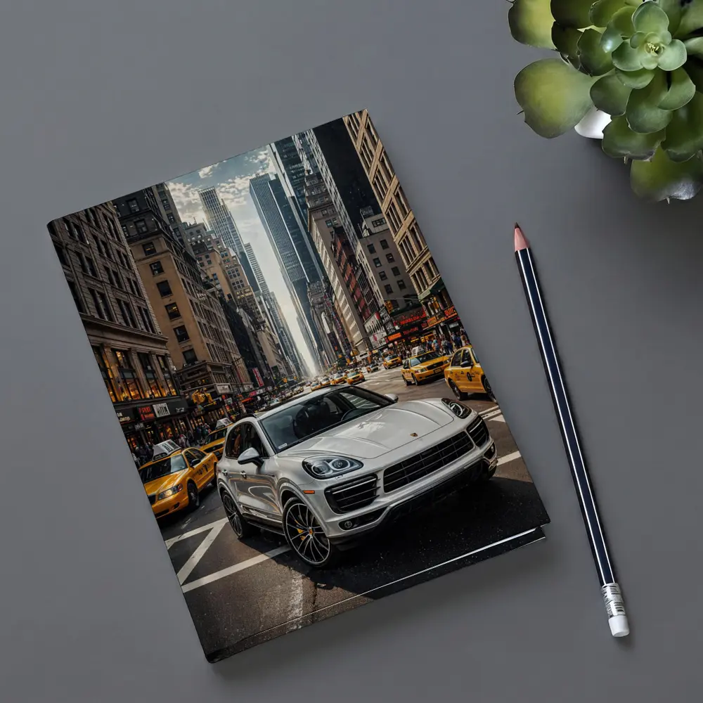 Porsche Cayenne Cruising New York City Streets – Notebooks