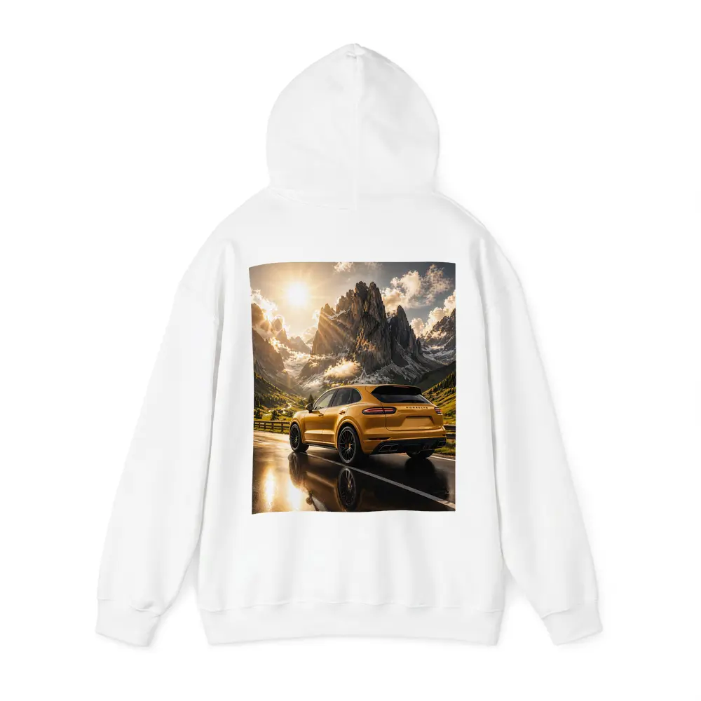 Porsche Cayenne Gold Mountain Road Drive – Hoodies