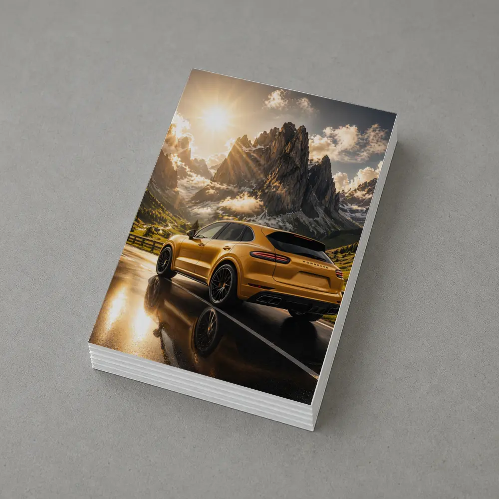 Porsche Cayenne Gold Mountain Road Drive – Postcards