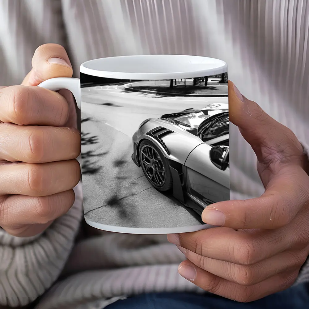 Porsche GT3 RS Black White Street – Mugs