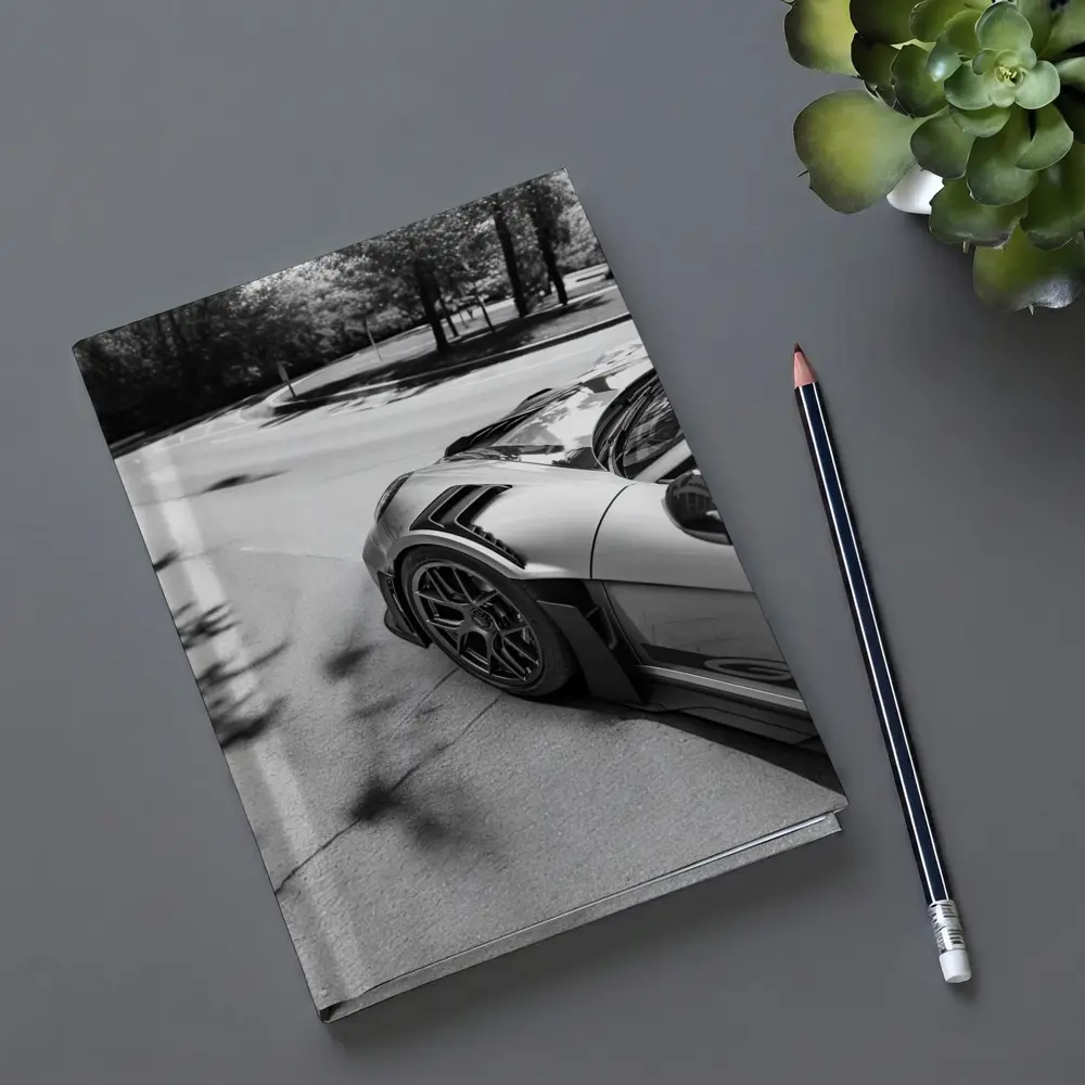 Porsche GT3 RS Black White Street – Notebooks