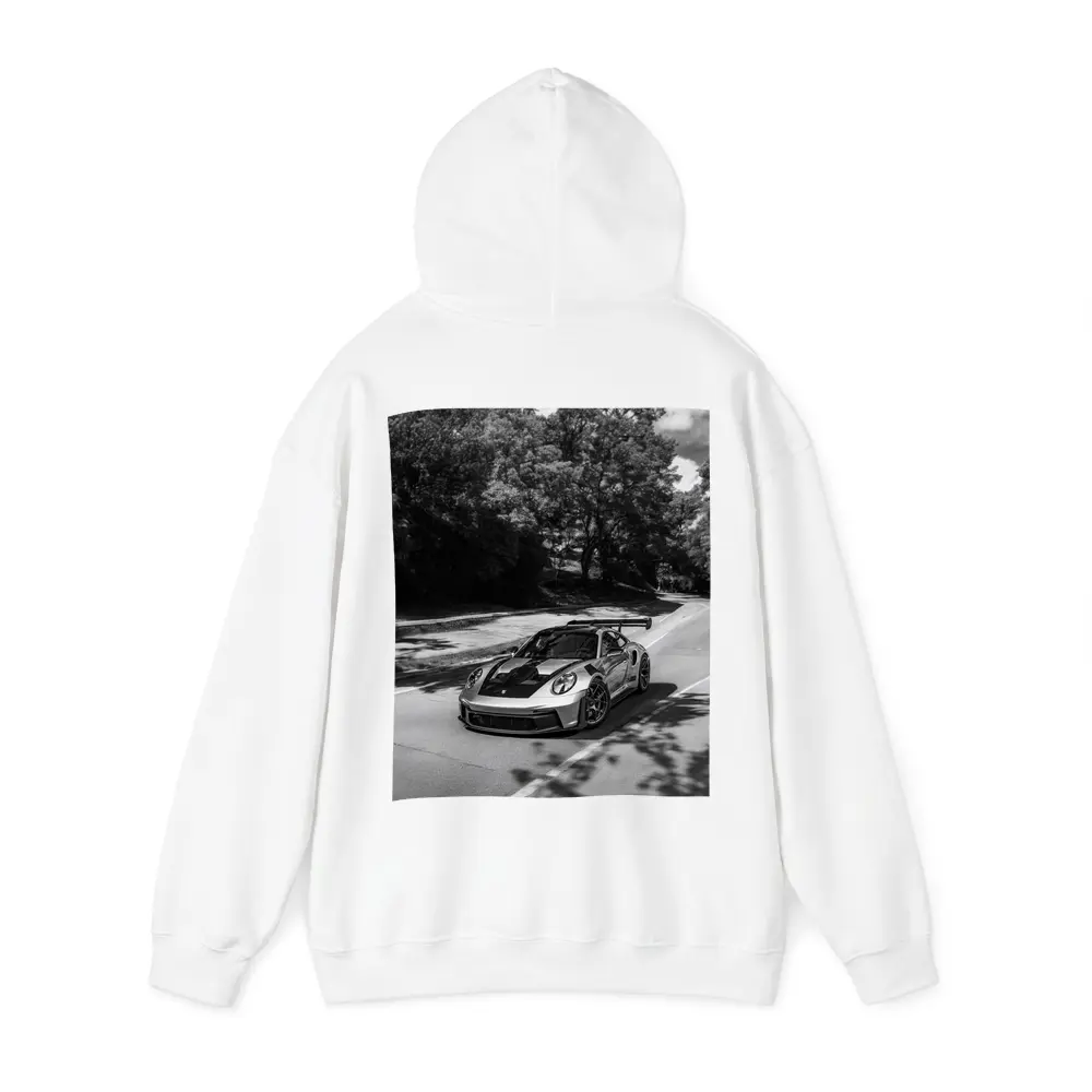 Porsche 911 GT3 RS Black White Road – Hoodies
