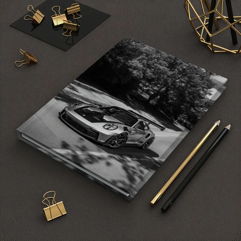 Porsche 911 GT3 RS Black White Road – Notebooks