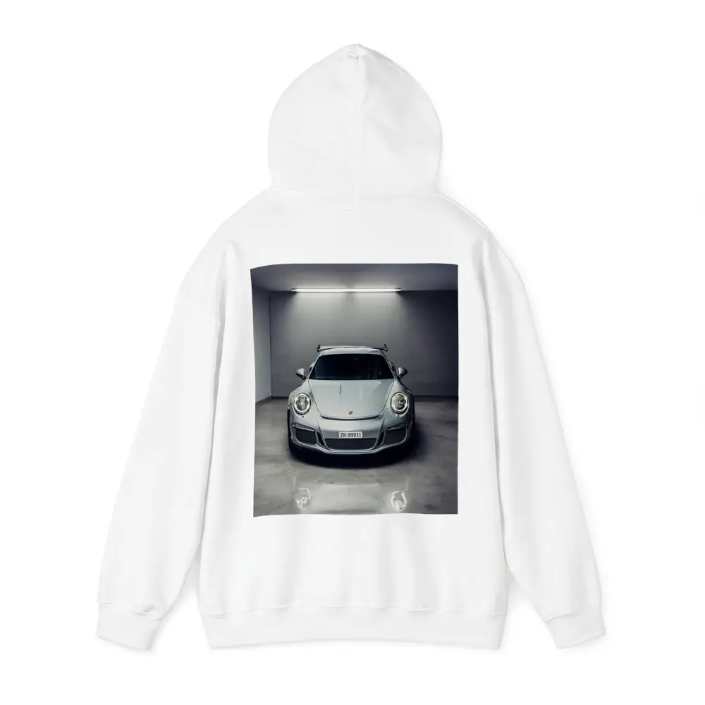 Porsche 911 GT3 RS Silver Garage – Hoodies