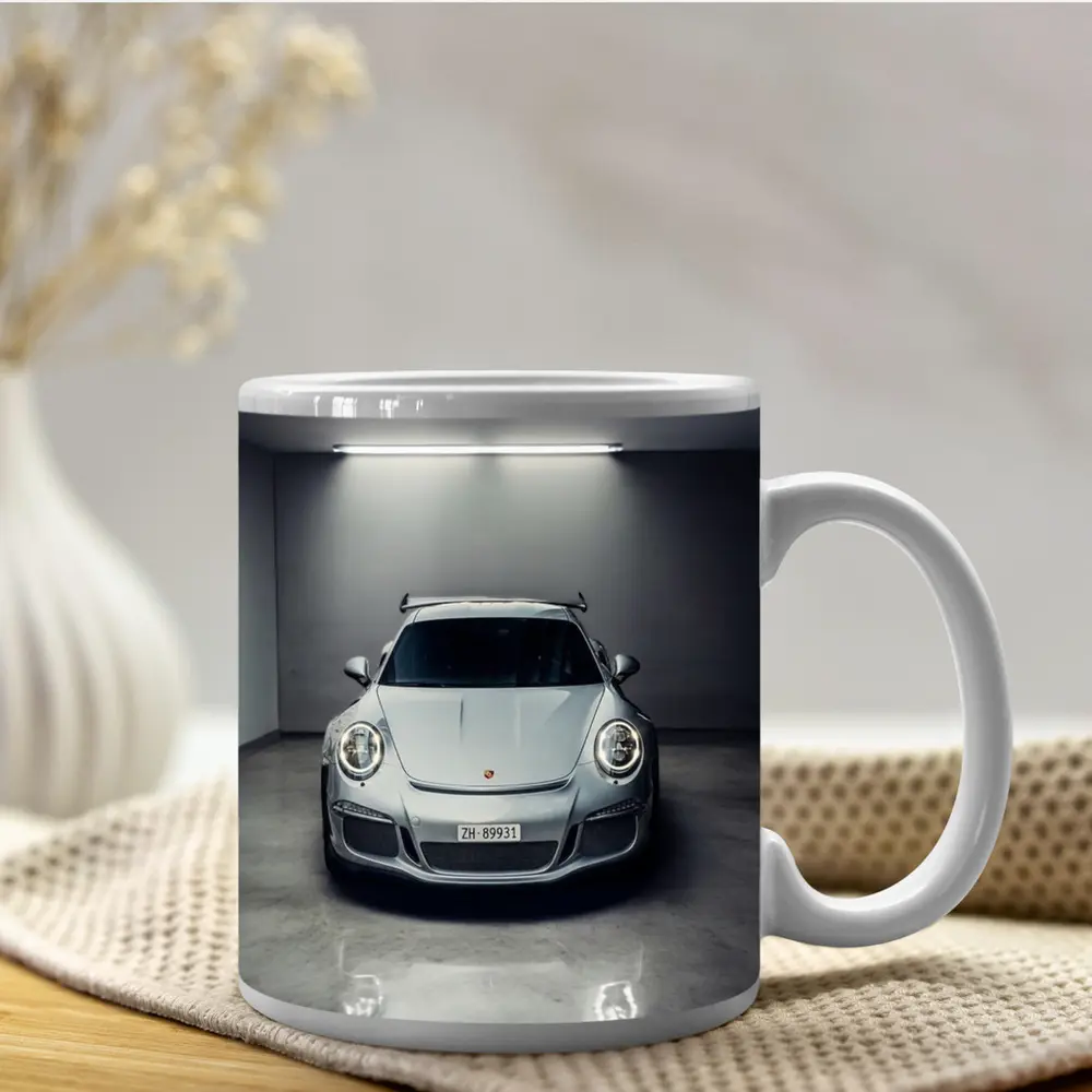 Porsche 911 GT3 RS Silver Garage – Mugs