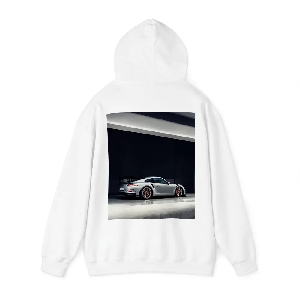 Porsche 911 GT3 RS Silver Garage – Hoodies