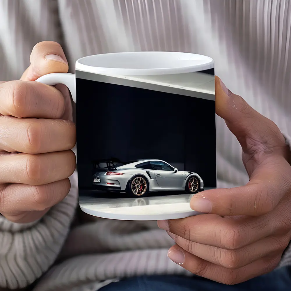 Porsche 911 GT3 RS Silver Garage – Mugs