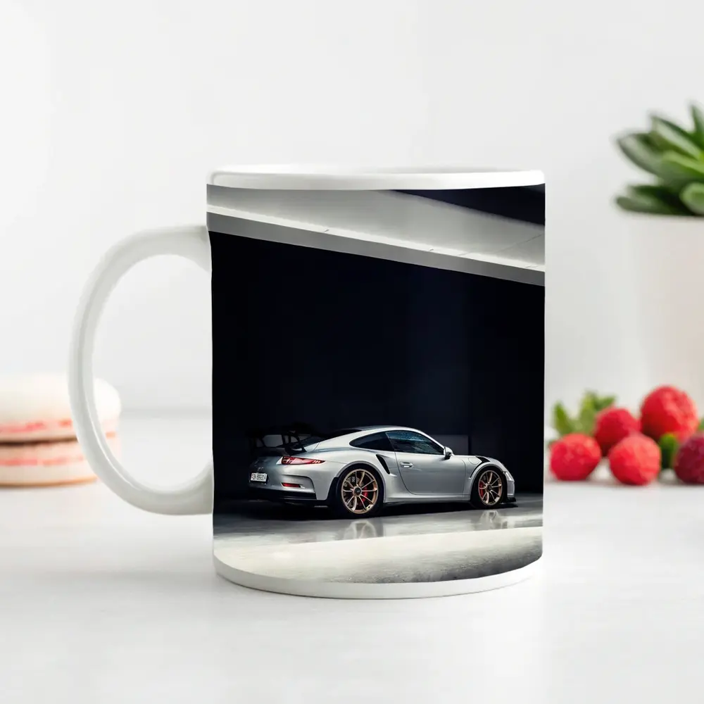 Porsche 911 GT3 RS Silver Garage – Mugs
