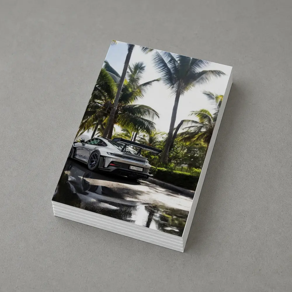 Porsche 911 GT3 RS Wet Palm Setting – Postcards