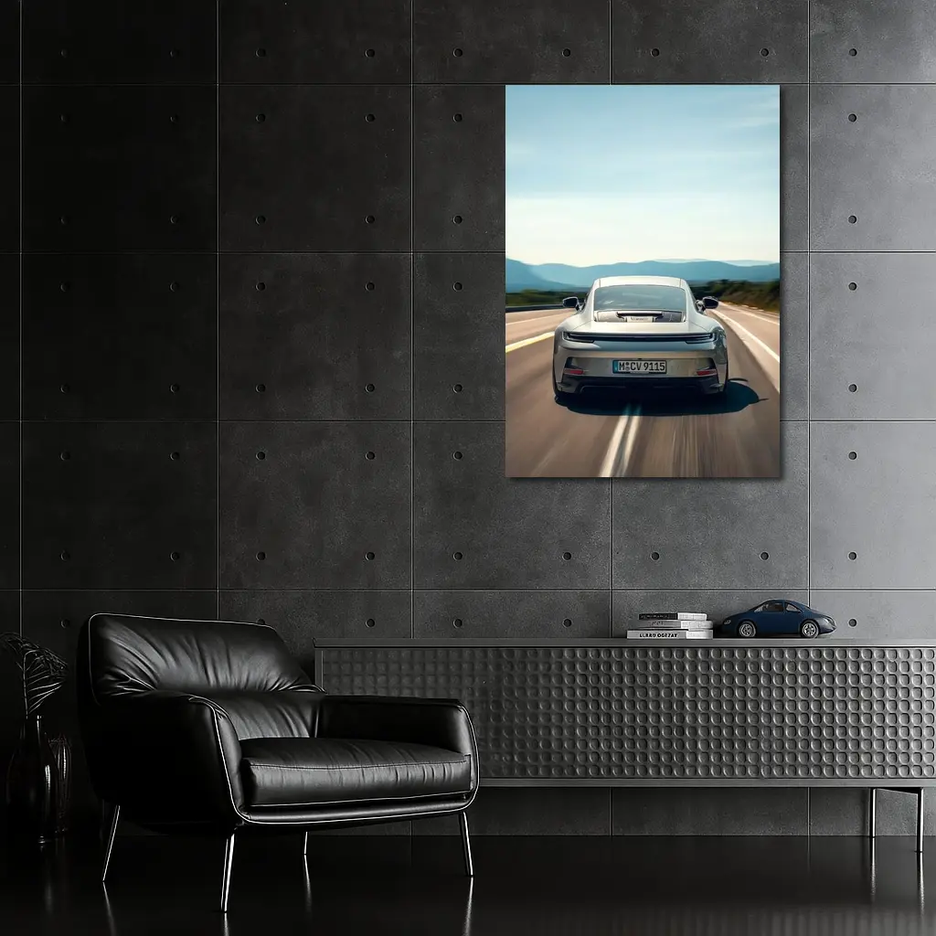 Porsche 911 GT3 Touring Highway Drive – Wall Art
