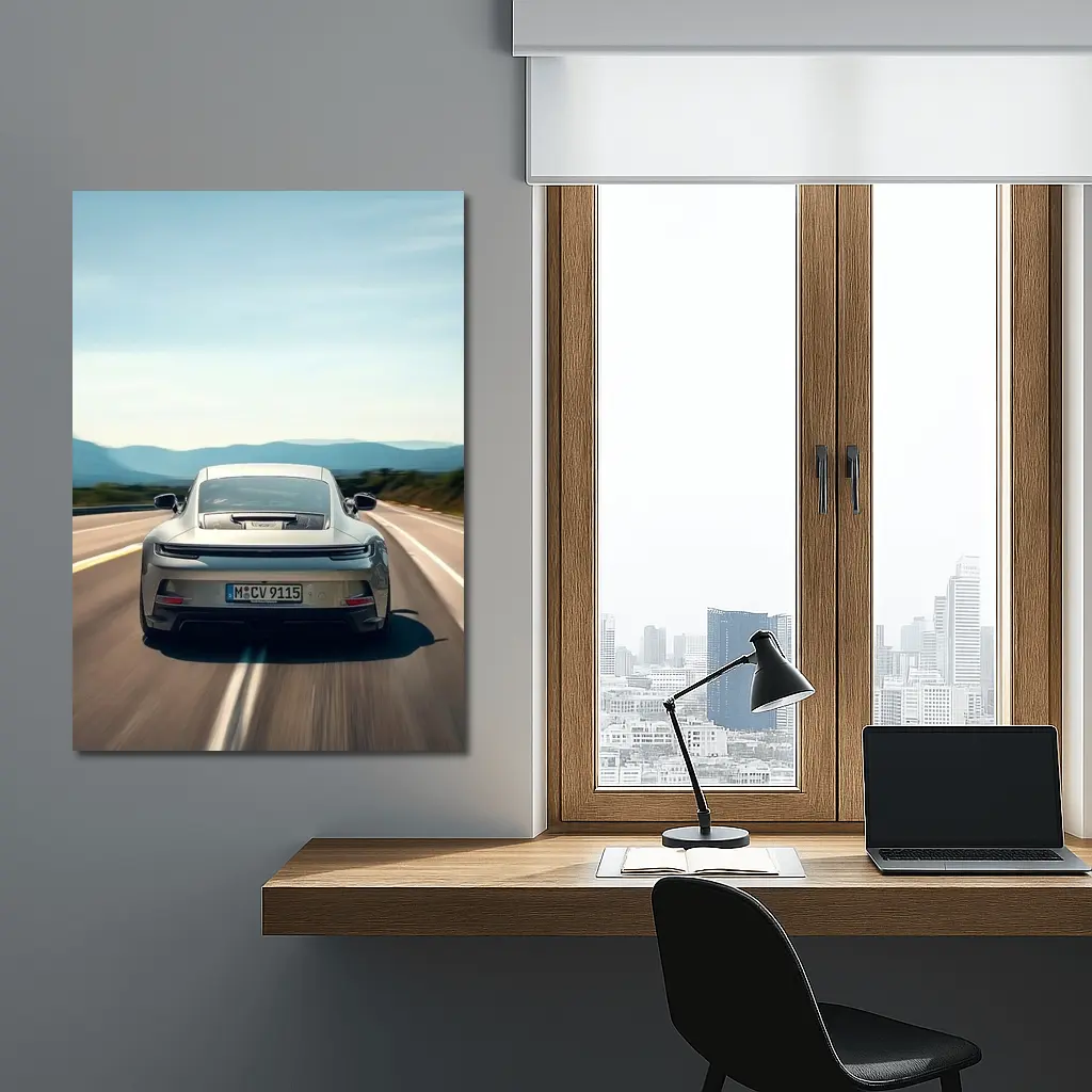 Porsche 911 GT3 Touring Highway Drive – Wall Art