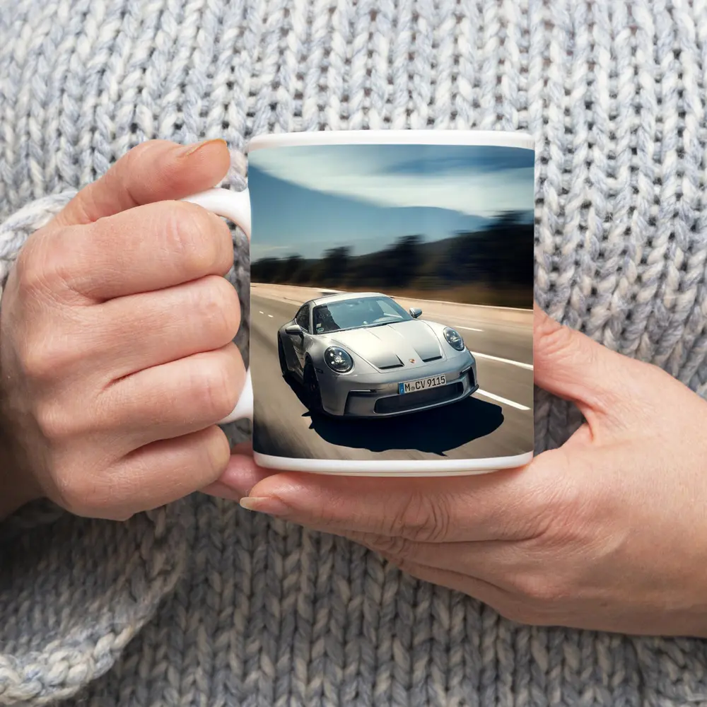 Porsche 911 GT3 Touring Highway Speed Shot – Mugs