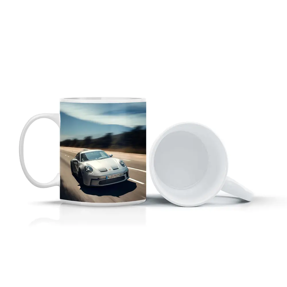 Porsche 911 GT3 Touring Highway Speed Shot – Mugs