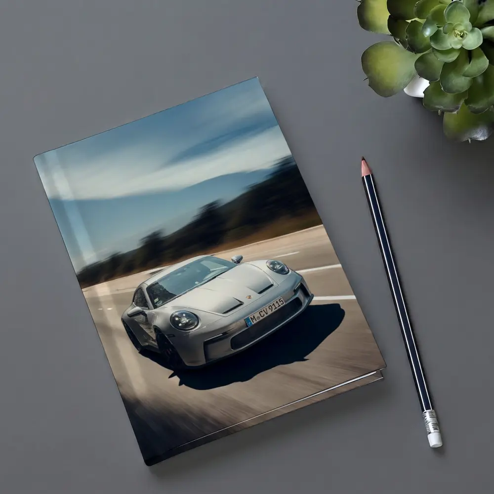 Porsche 911 GT3 Touring Highway Speed Shot – Notebooks
