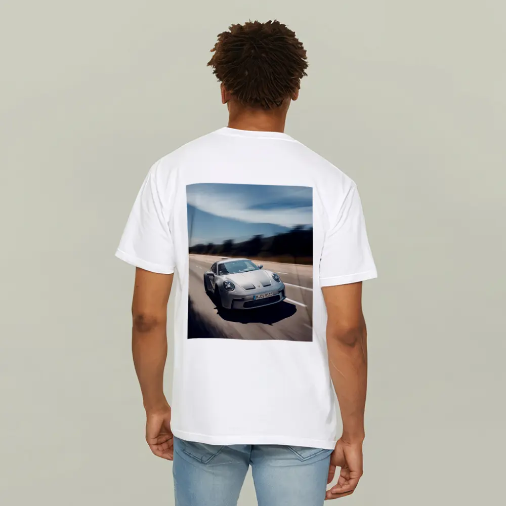 Porsche 911 GT3 Touring Highway Speed Shot – T-Shirts