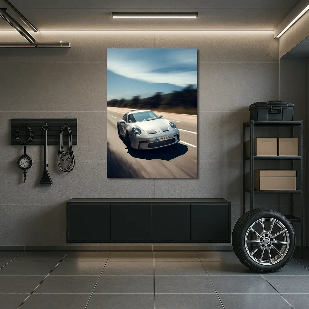 Porsche 911 GT3 Touring Highway Speed Shot – Wall Art
