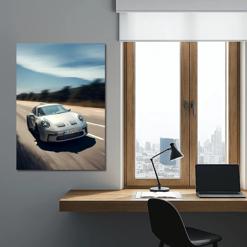 Porsche 911 GT3 Touring Highway Speed Shot – Wall Art