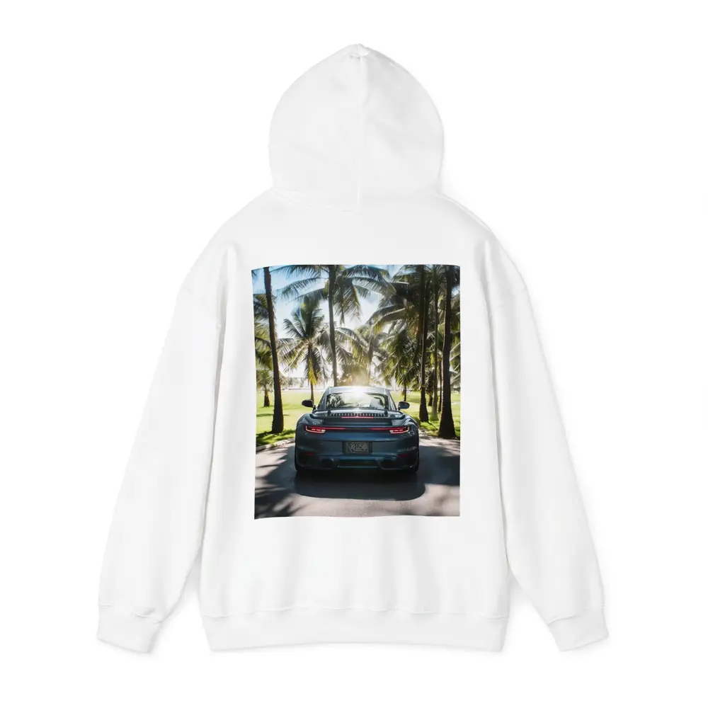 Porsche 911 Rear View Palm Trees – Hoodies
