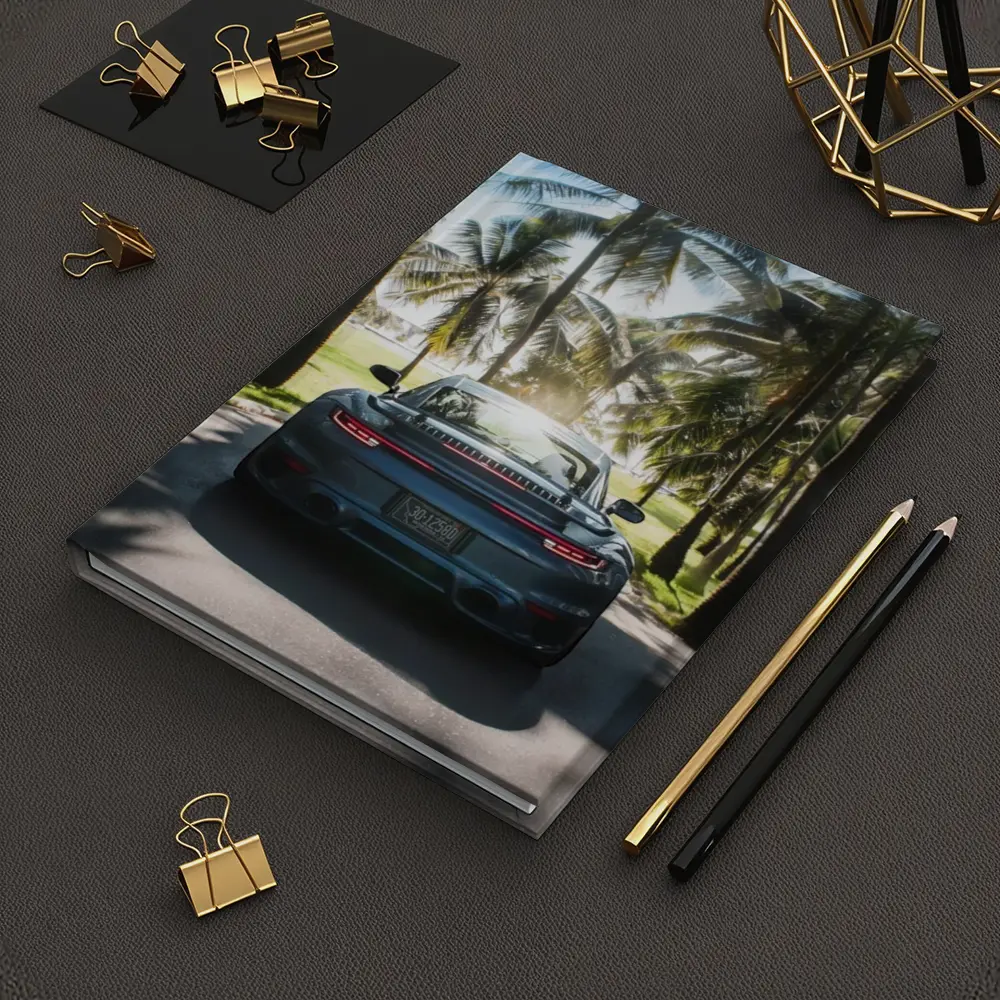 Porsche 911 Rear View Palm Trees – Notebooks