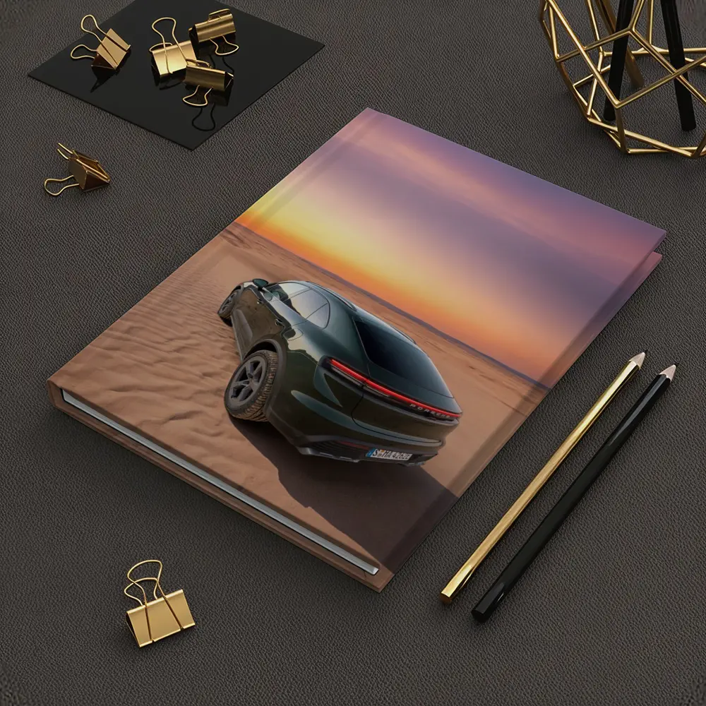Porsche Macan Green Desert Sunset Dunes – Notebooks