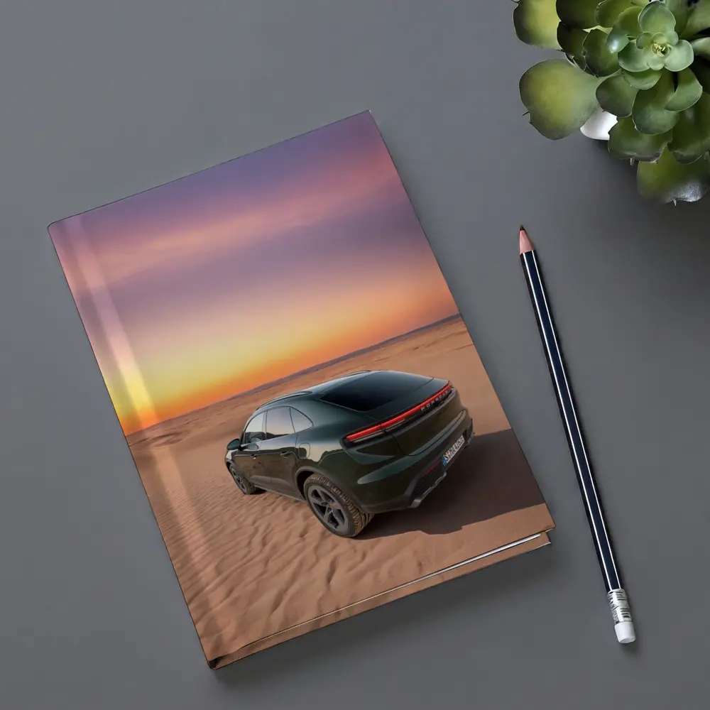Porsche Macan Green Desert Sunset Dunes – Notebooks