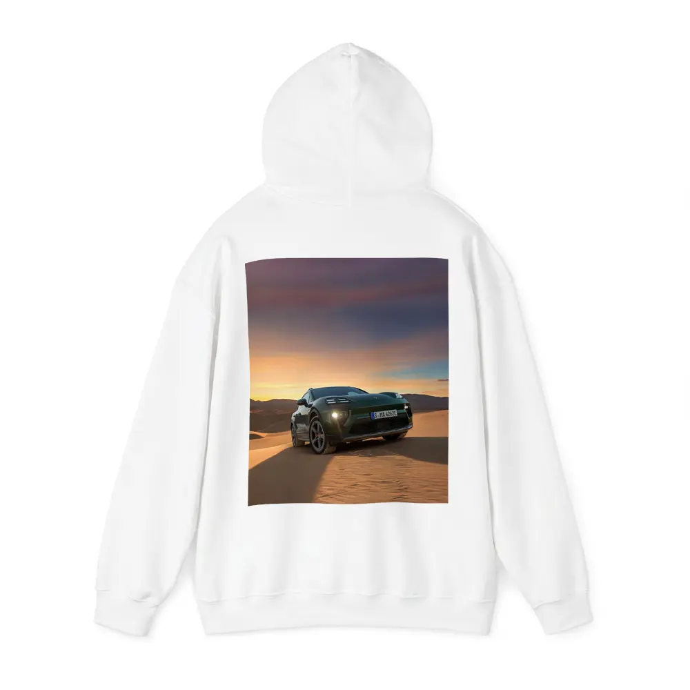 Porsche Macan Green Desert Sunset Dunes – Hoodies