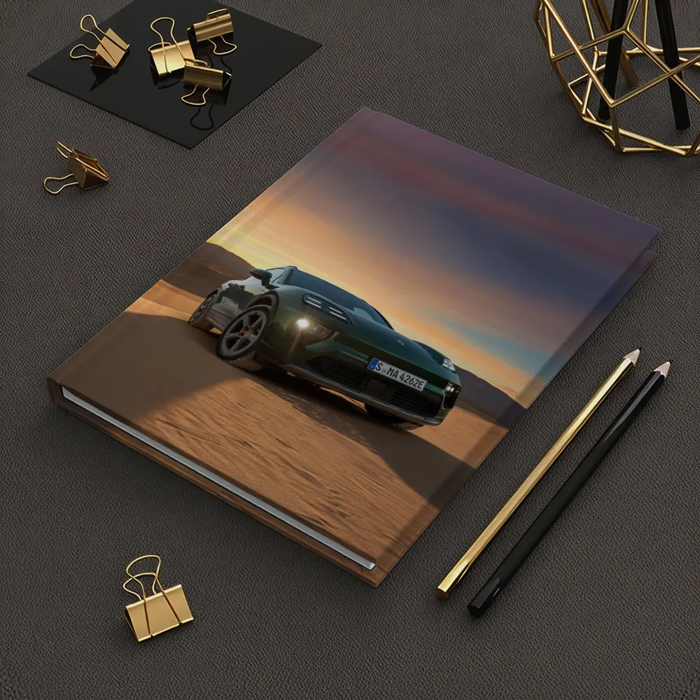 Porsche Macan Green Desert Sunset Dunes – Notebooks